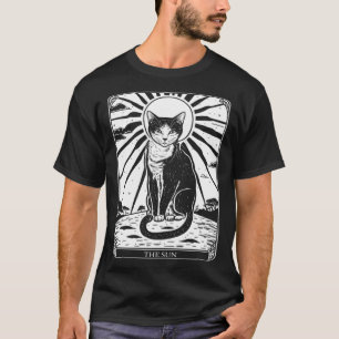 Sun Tarot Card Cat Tarot Card Mama der Katzen Graf T-Shirt
