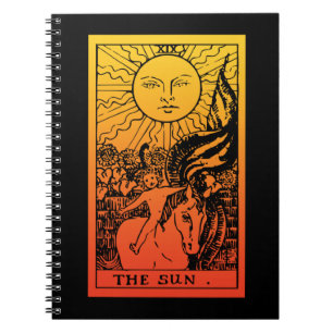 Sun Tarot Gradient Notebook Notizblock