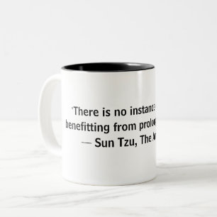 Sun Tzu Art of War Zitat Zweifarbige Tasse