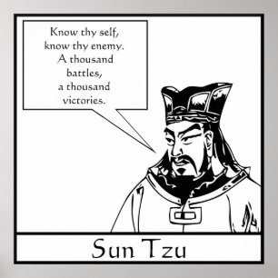 Sun Tzu — Chinesischer Militärstratege Poster