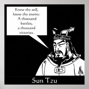Sun Tzu — Chinesischer Militärstratege Poster