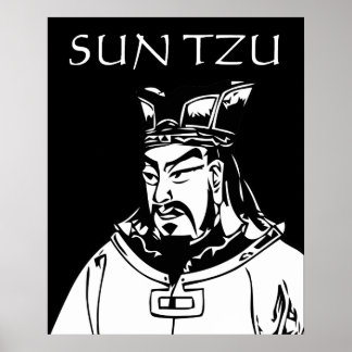 SUN TZU — Militärstratege Poster