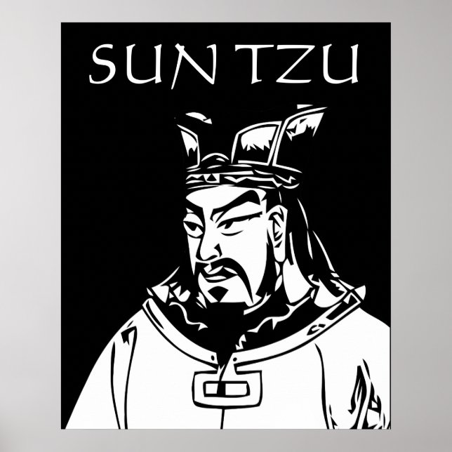 SUN TZU — Militärstratege Poster (Vorne)