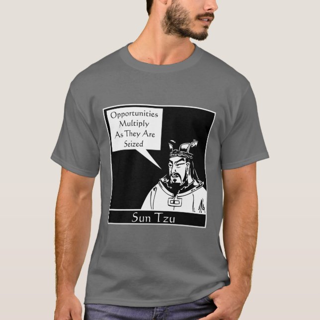 Sun Tzu und Zitat T-Shirt (Vorderseite)