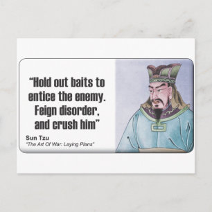 Sun Tzu: Vorurteil Postkarte