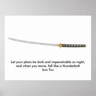 Sun Tzu Zitat Poster