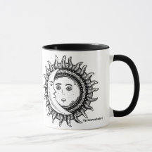 Sun u. Mondmandala-Tasse