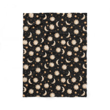 Sun und Mond auf Schwarzem