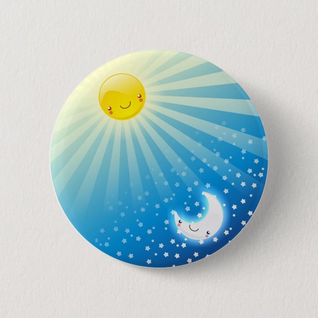 Sun und Mond-Knopf Button (Vorderseite)