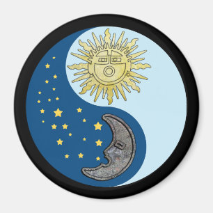 Sun und Mond Magnet
