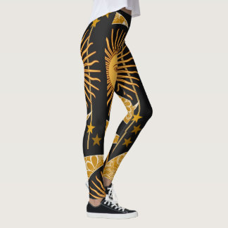 Sun und Mond-Nacht-oder Tagesabnutzung Leggings
