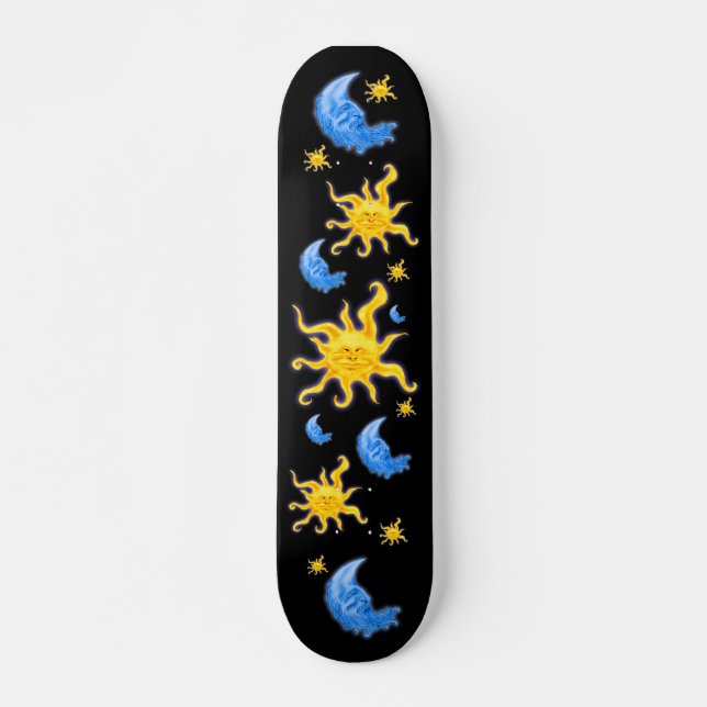 Sun und Mond-Skateboard Skateboard (Vorne)