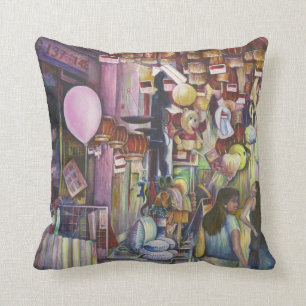 Sun und Moon Pink Balloon, Singapur Kissen