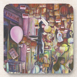 Sun und Moon Pink Balloon, Singapur Untersetzer