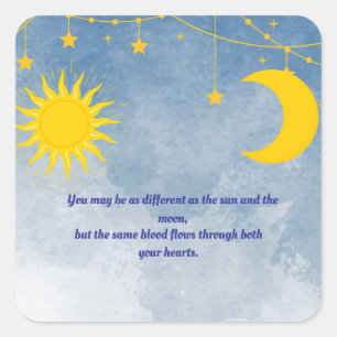 Sun und Moon Twin Sticker
