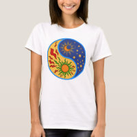 Sun und Moon Yin Yang Colorful