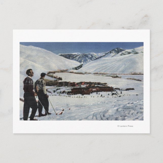 Sun Valley, ID - Winterlandschaft im Sun Valley Postkarte (Vorderseite)