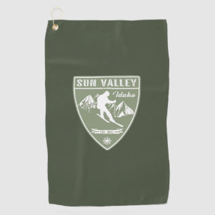 Sun Valley Idaho Golfhandtuch