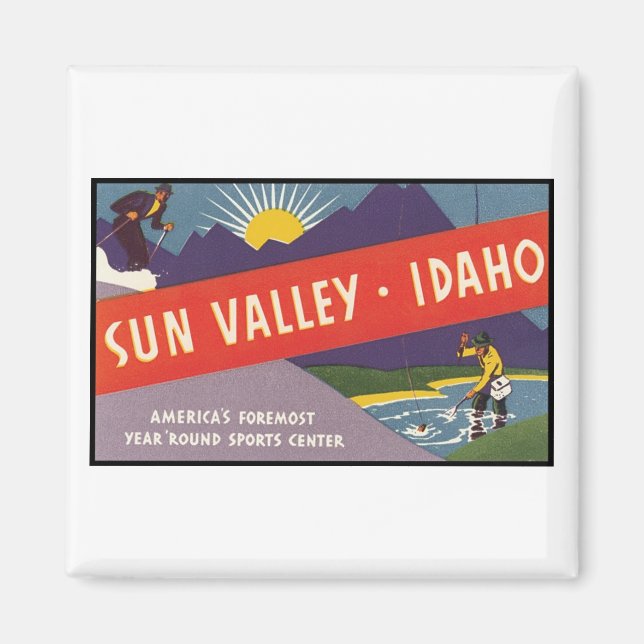 Sun Valley Idaho Magnet (Vorne)