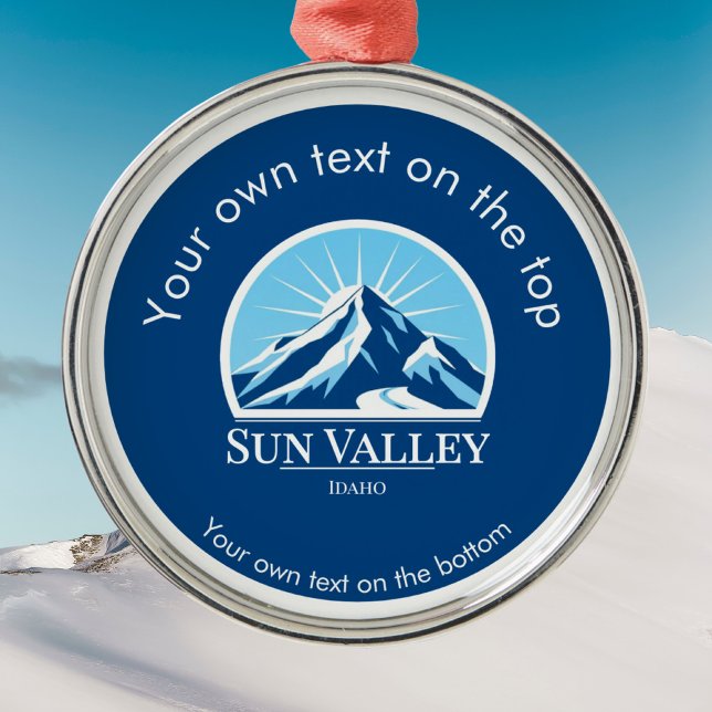 Sun Valley Idaho medal Ornament (Von Creator hochgeladen)