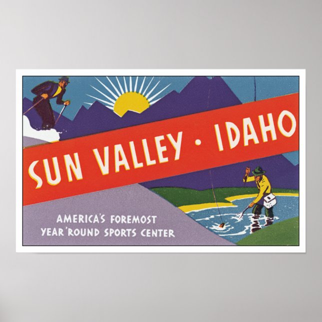 Sun Valley Idaho Poster (Vorne)