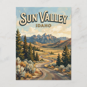 Sun Valley, Idaho Postkarte