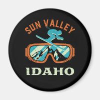 Sun Valley Idaho Retro Skifahren Snowboarden