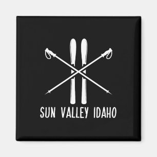 Sun Valley Idaho Ski Ski Ski Ski Ski Skifahren Ski Magnet