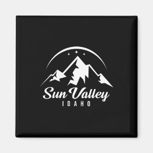 Sun Valley Idaho Skigebiet Snowboarden Magnet