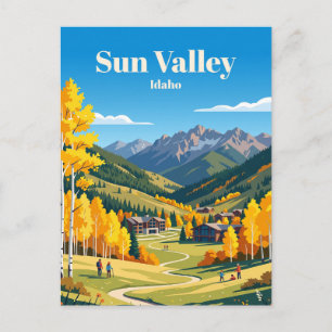 Sun Valley, Idaho, USA Postkarte