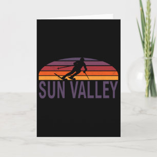 Sun Valley Idaho USA Skigebiet Snowboardfahren Karte