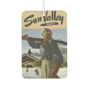 Sun Valley Idaho Vintage Reise Lufterfrischer