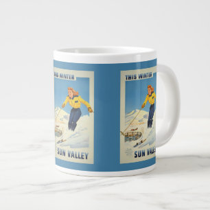 Sun Valley Idaho Vintage Reiseplaner Tasse