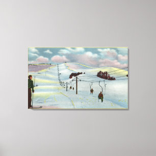 Sun Valley, Identifikation - Sägezahn Mnts. Leinwanddruck