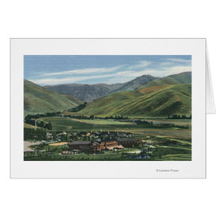 Sun Valley, IDSummer Szene von Sun- Valleyhäuschen