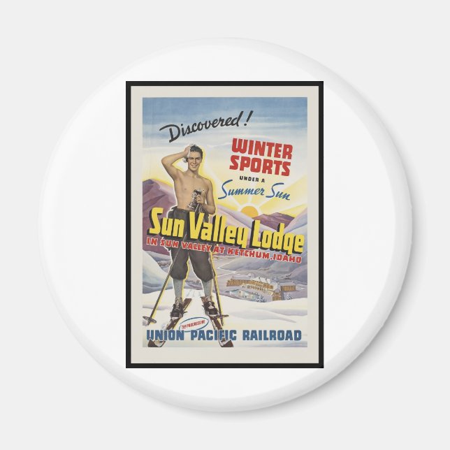 Sun Valley Lodge Idaho Magnet (Vorne)
