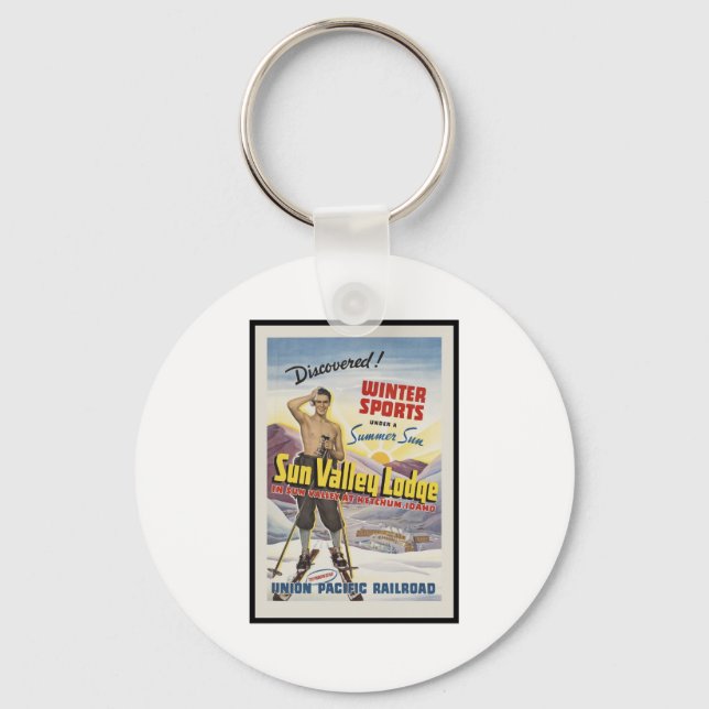 Sun Valley Lodge Idaho Schlüsselanhänger (Vorderseite)