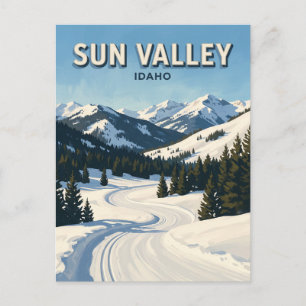 Sun Valley Nordic Center Idaho Postkarte