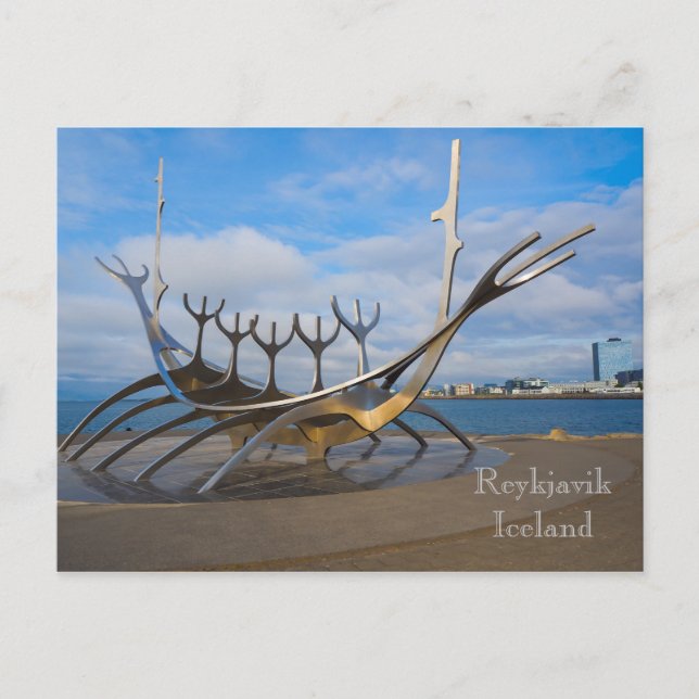 Sun Voyager, Reykjavik, Island, Postcard Postkarte (Vorderseite)