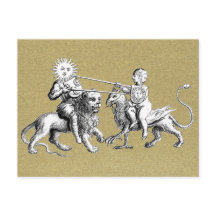 Sun vs. Moon Jousting Match Symbolic