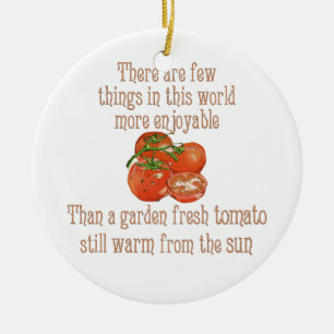 Sun Warme Tomaten Keramikornament