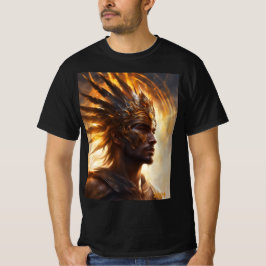 Sun Warrior King Total Solar Eclipse 2024 Men's T-Shirt