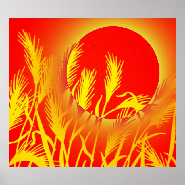 Sun Wheat Poster (Vorne)