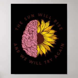 Sun wird psychische Gesundheitsprobleme erhöhen Poster