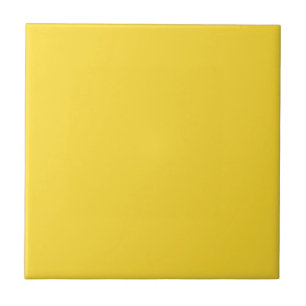 Sun Yellow Solid Color   Klassisches Elegant Fliese