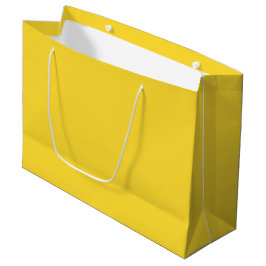 Sun Yellow Solid Color | Klassisches Elegant Große Geschenktüte
