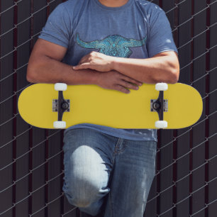 Sun Yellow Solid Color   Klassisches Elegant Skateboard