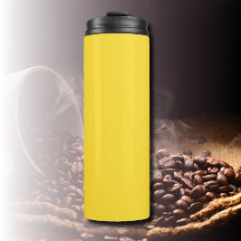 Sun Yellow Solid Color | Klassisches Elegant Thermosbecher