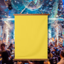 Sun Yellow Solid Color | Klassisches Elegant