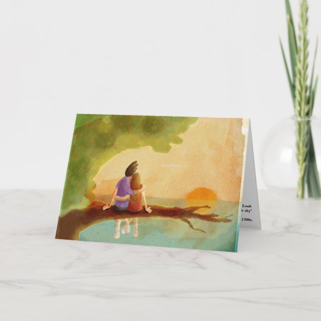 Sun zur Earth Card Karte (Vorderseite)